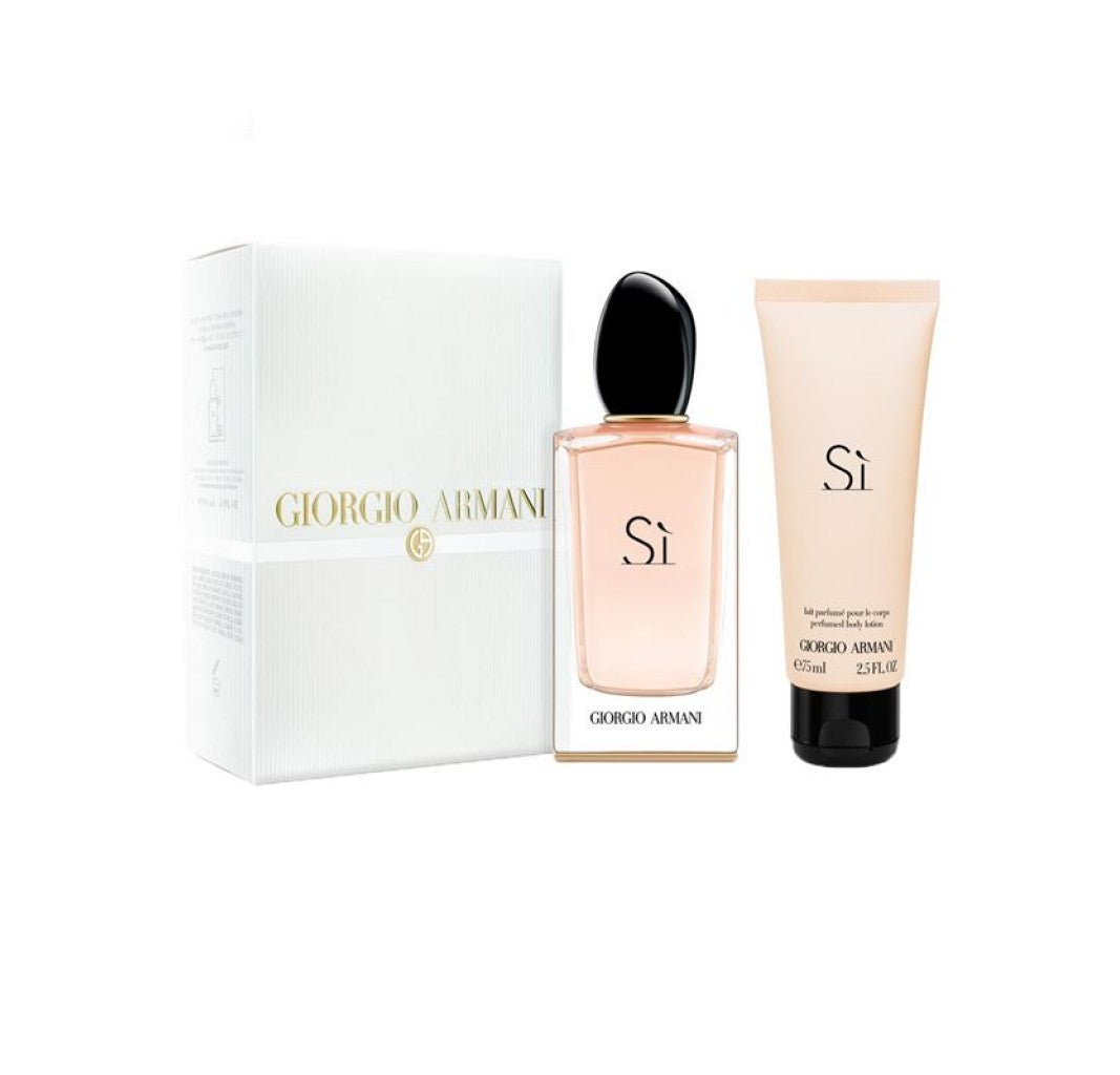 Sì Eau de Parfum Gift Set for Women (2PC) - Perfume Planet 