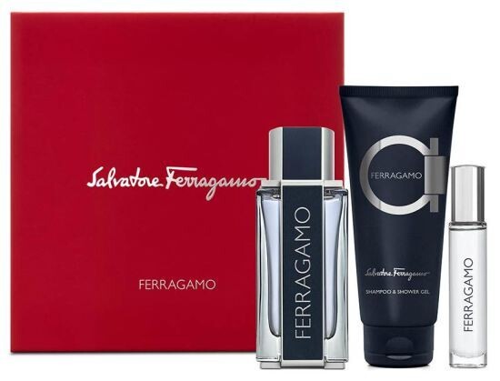 Ferragamo Ferragamo EDT Gift Set (3PC) for men - Perfume Planet 