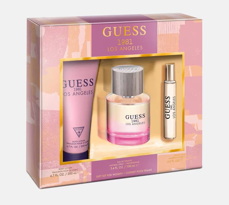 Guess 1981 Los Angeles EDT for men Gift Set (3PC) - Perfume Planet 