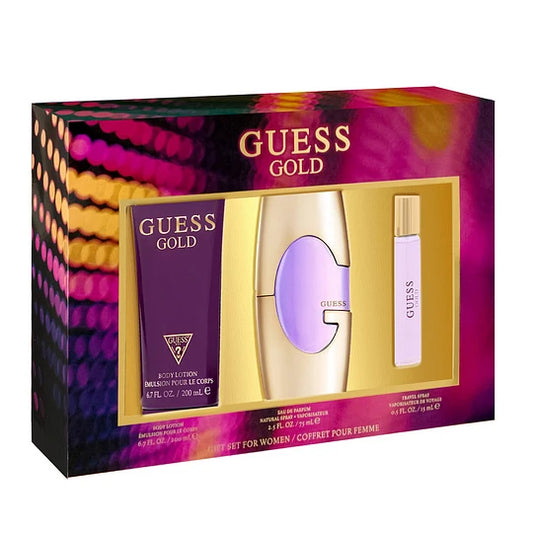 Guess Gold EDP for women Gift Set (3PC) - Perfume Planet 