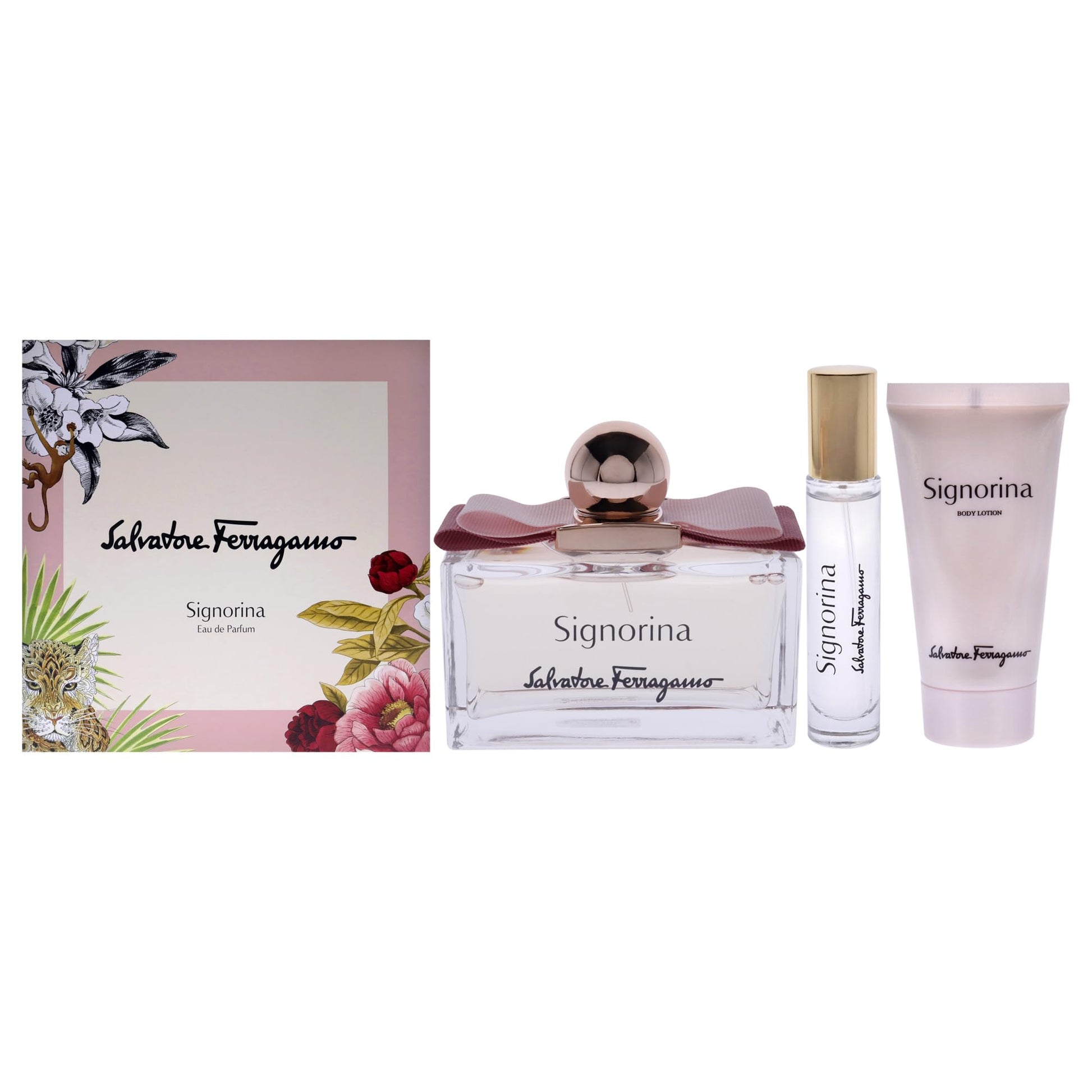 Salvatore Ferragamo Signorina EDP Gift Set (3PC) for Women - Perfume Planet 