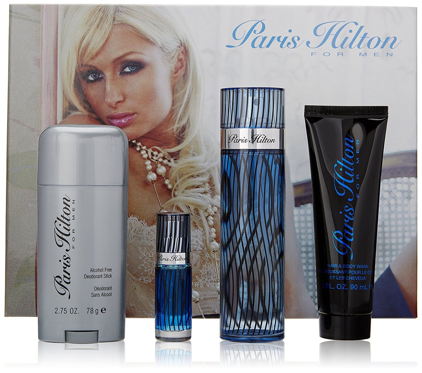 Paris Hilton EDT Gift Set for Men (4PC) - Perfume Planet 