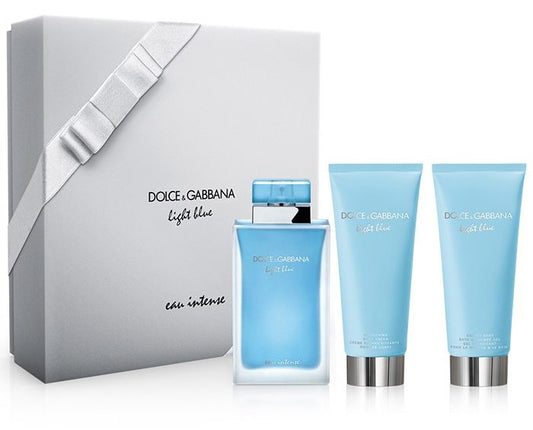 Light Blue Eau Intense Pour Women EDP Gift Set (3PC) - Perfume Planet 