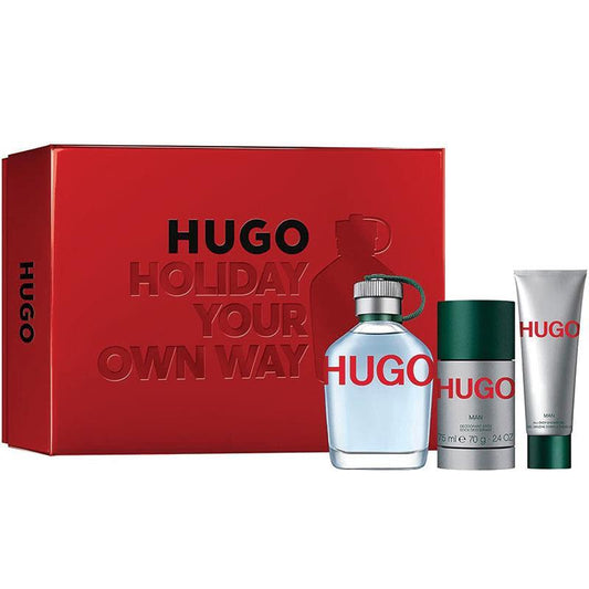 Hugo Boss Green EDT for Men Gift Set (3PC) - Perfume Planet 
