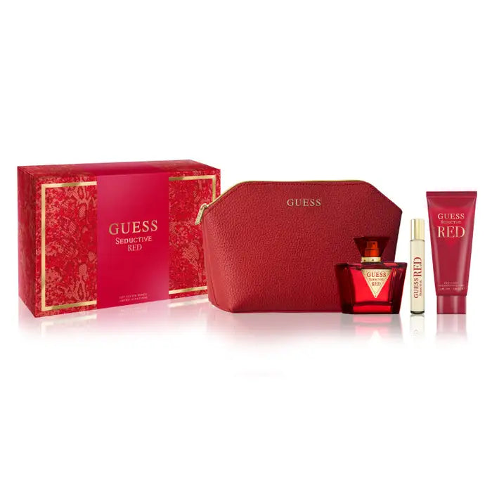 Guess Seductive Red EDP for women Gift Set (4PC) (Bag) - Perfume Planet 