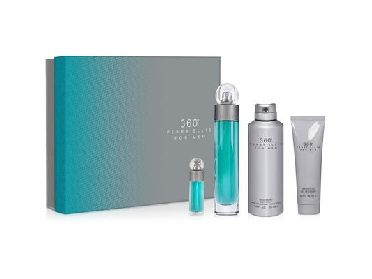 Perry Ellis 360 Gift Set for Men (4PC) - Perfume Planet 