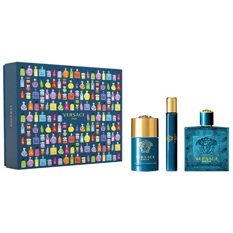 Versace Eros EDT Gift Set (3PC) - Perfume Planet 