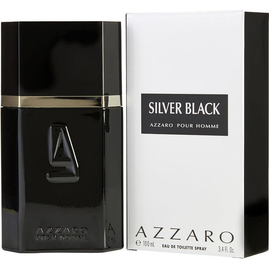 Azzaro Silver Black EDT for Men - Perfume Planet 