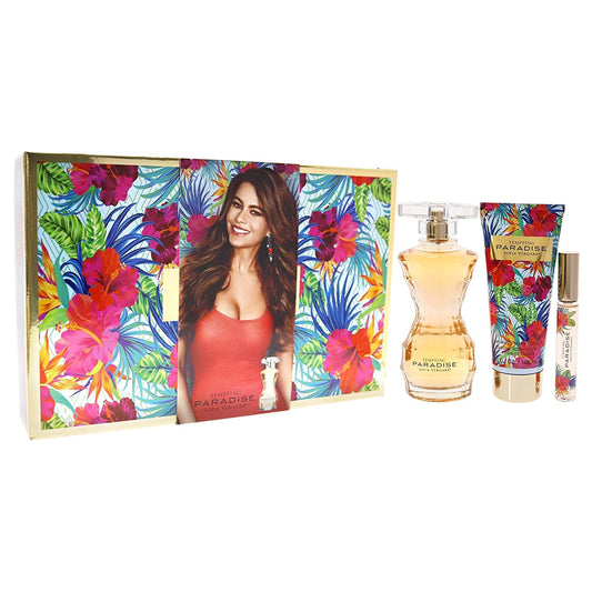 Tempting Paradise by Sofia Vergara EDP Gift Set (3PC) - Perfume Planet 