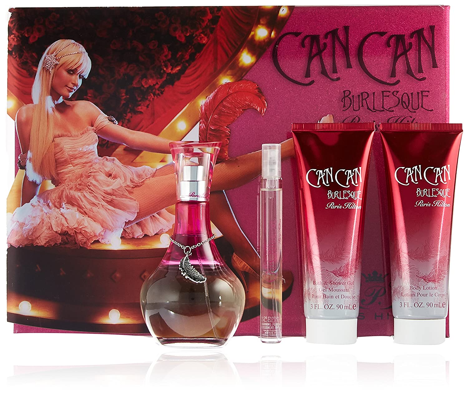 Can Can Burlesque EDP Gift Set (4PC) for Women - Perfume Planet 