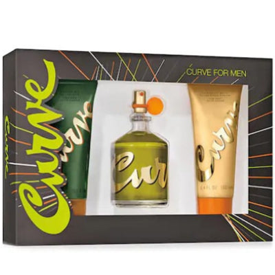 Curve for Men EDT Gift Set (3PC) - Perfume Planet 