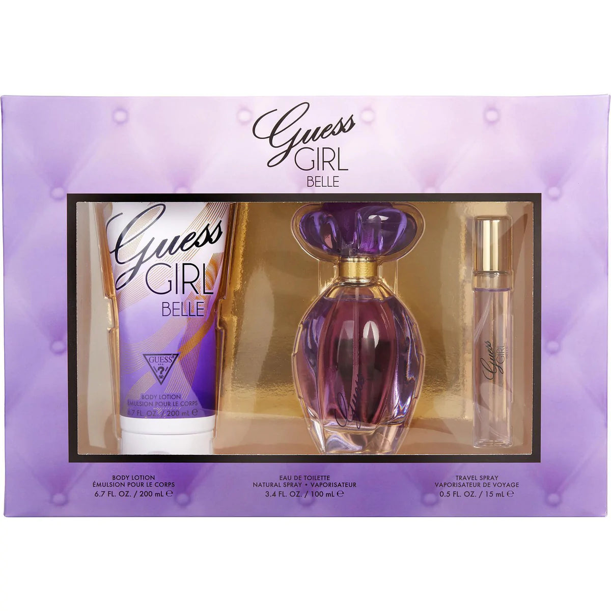 Guess Girl Belle Eau de Toilette Gift Set (3PC) - Perfume Planet 