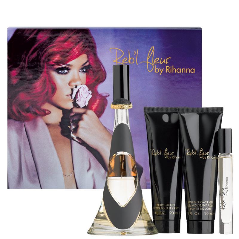 Rihanna Reb'L Fleur EDP Gift Set (4PC) - Perfume Planet 