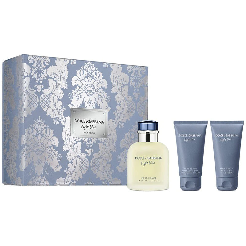 Light Blue Pour Homme EDT Gift Set (3PC) - Perfume Planet 
