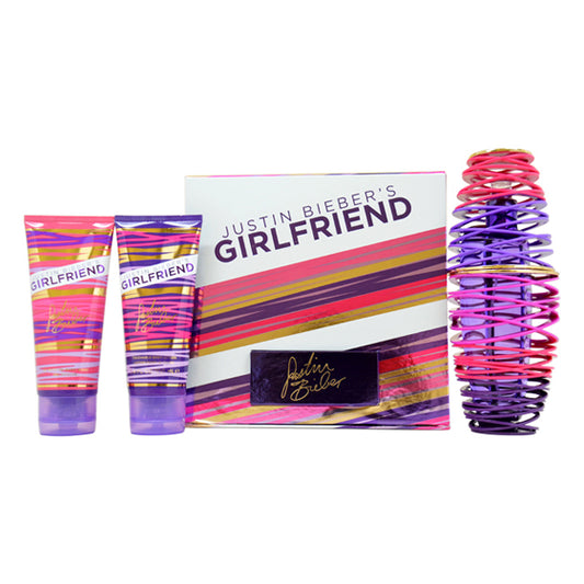 Girlfriend by Justin Bieber EDP for Women Gift Set (3PC) - Perfume Planet 