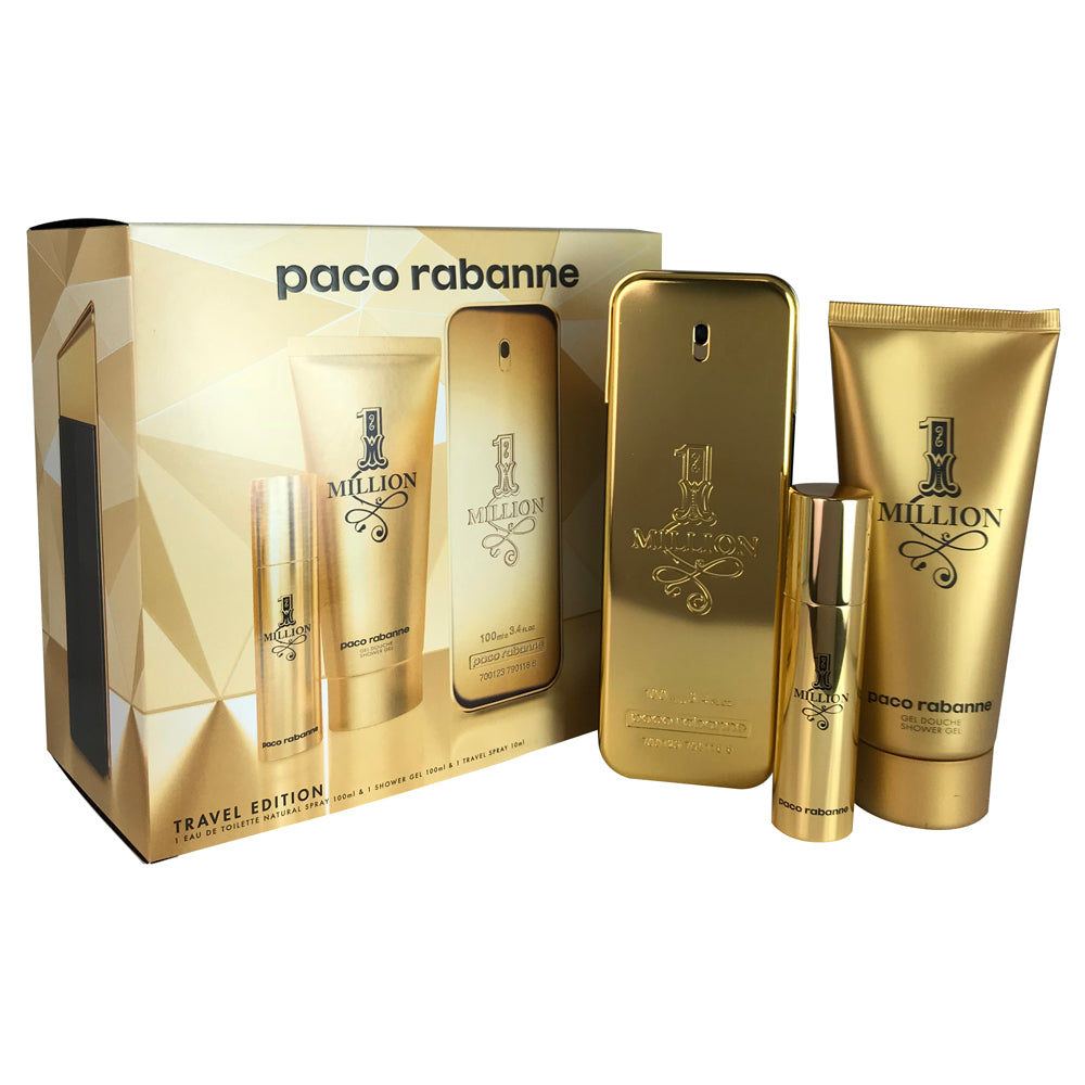 One Million EDT Gift Set for Men (3PC) - Perfume Planet 