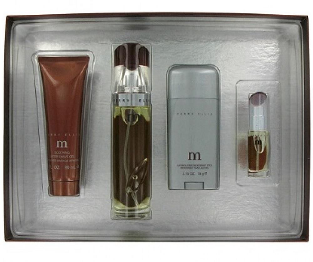 Perry M EDT Gift Set for Men (4PC) - Perfume Planet 