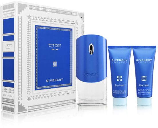 Givenchy Pour Homme Blue Label EDT Gift Set (3PC) - Perfume Planet 