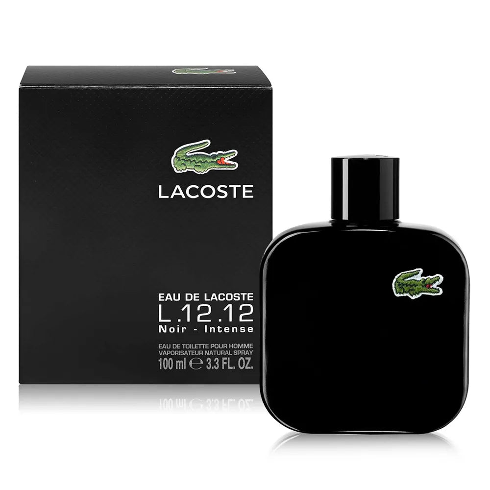 Eau de Lacoste L.12.12 Noir Intense EDT for Men - Perfume Planet 