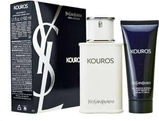 Kouros by YSL EDT Gift Set for Men (2PC) - Perfume Planet 